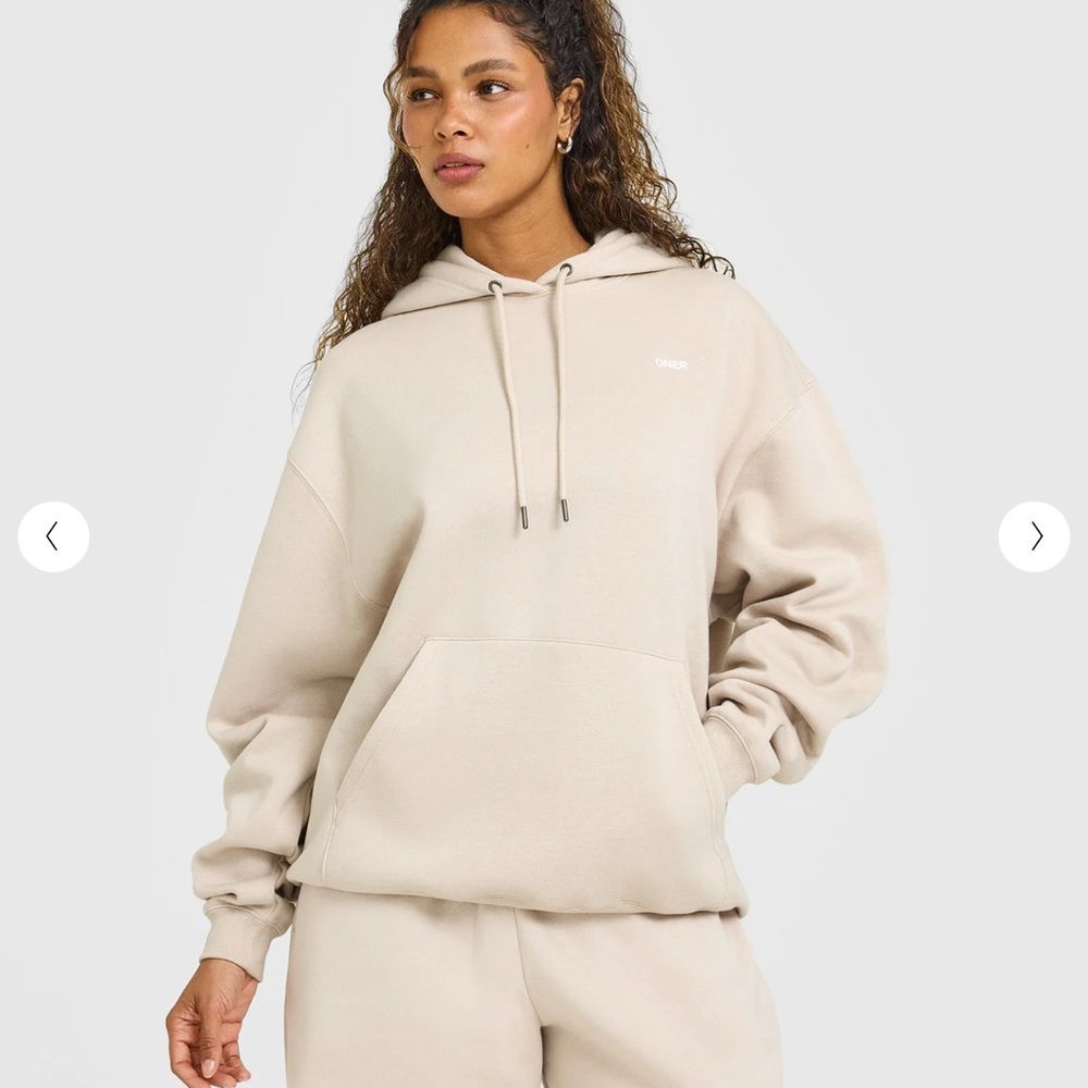 Oner Active Beige Hoodie